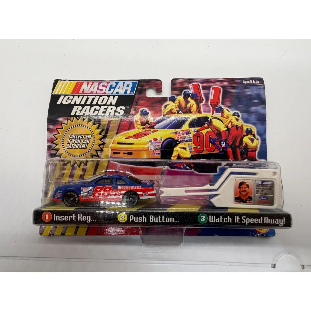 1997 Toy Biz Ignition Racers Dale Jarrett #88 Quality Care Ford NASCAR 1:64